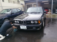 BMW M6 後期型 (E24 TYPE)　BMW E24 E28 用 オリジナル・ストラットタワーバー