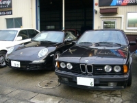 BMW M6 E24　＆　ポルシェ911カレラ4S (TYPE 997)